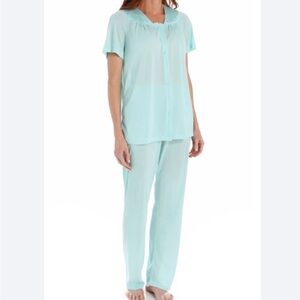 Vanity Fair Blue Pajama Set Intimates & Sleepwear
